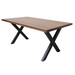 x base dining table cutout